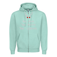 Seafoam The Man The Moth The Legend Mothman Zipper Hoodie - longCreatives