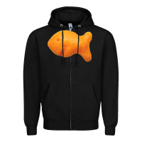 Black Scientific Goldfish Zipper Hoodie - longCreatives