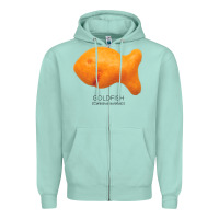 Seafoam Scientific Goldfish Zipper Hoodie - longCreatives