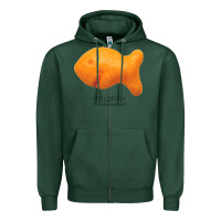 Sports Green Scientific Goldfish Zipper Hoodie - longCreatives