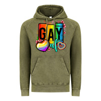 Vintage Olive gay af Vintage Hoodie - OliviaCreatesArt