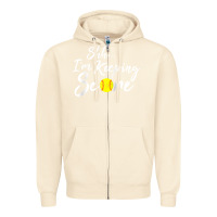 Sandshell Scorekeeper Softball Team Scorebook Keeper Raglan Baseball Zipper Hoodie - longCreatives