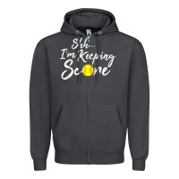Smoke Scorekeeper Softball Team Scorebook Keeper Raglan Baseball Zipper Hoodie - longCreatives