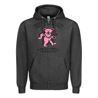 Charcoal Heather The Women Are Dancing Bear Smarter Zipper Hoodie - longCreatives