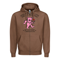 Chestnut The Women Are Dancing Bear Smarter Zipper Hoodie - longCreatives