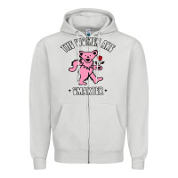 Dove Grey The Women Are Dancing Bear Smarter Zipper Hoodie - longCreatives