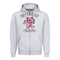 Heather Grey The Women Are Dancing Bear Smarter Zipper Hoodie - longCreatives