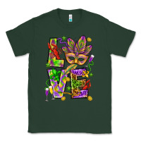 Sports Green Mardi Gras love Classic Tee - HowdyJamesFarm