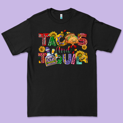 Tacos And Tequila Premium Tee Designed By Nancycooperartshop