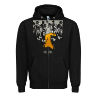 Black kill bill Zipper Hoodie - longCreatives