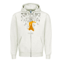 Oatmeal Heather kill bill Zipper Hoodie - longCreatives