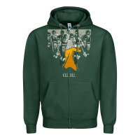Sports Green kill bill Zipper Hoodie - longCreatives