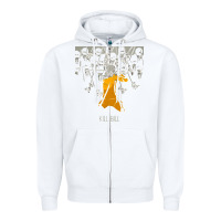 White kill bill Zipper Hoodie - longCreatives