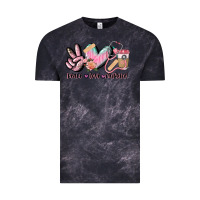 Cloud Black peace love nursing Vintage Tee - CowGirlArtShop