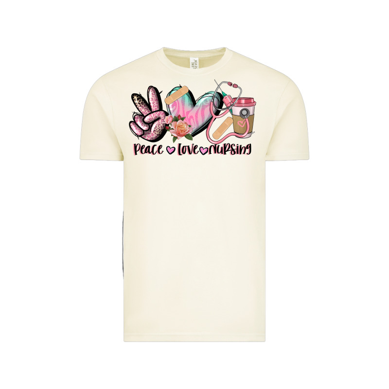 Peace Love Nursing Vintage Tee by CowGirlArtShop | Teevron