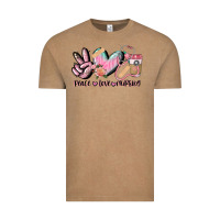 Vintage Coffee peace love nursing Vintage Tee - CowGirlArtShop