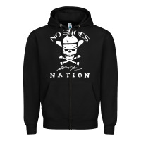 Black kenny chesney, no shoes nation vintage Zipper Hoodie - longCreatives