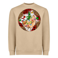 Mushroom Christmas chicken Heavyweight Sweatshirt - Artiststas