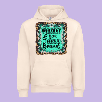 Whiskey Bent Hell Bound Urban Hoodie Designed By Adodesignshop