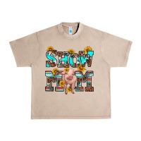 French Oak show mom pig Urban Heavy Tee - RanaPortraitStore
