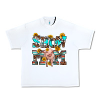 White show mom pig Urban Heavy Tee - RanaPortraitStore