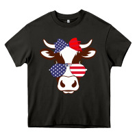 Asphalt Cow 4Th Of July Independence Day Heavy Core Tee - Bettercallsaul