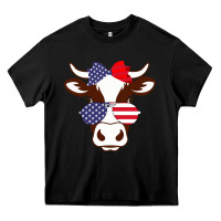 Black Cow 4Th Of July Independence Day Heavy Core Tee - Bettercallsaul