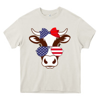 Cream Cow 4Th Of July Independence Day Heavy Core Tee - Bettercallsaul