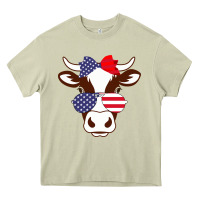 Mossy Cow 4Th Of July Independence Day Heavy Core Tee - Bettercallsaul