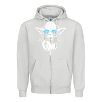 Dove Grey DJ Yoda Zipper Hoodie - longCreatives