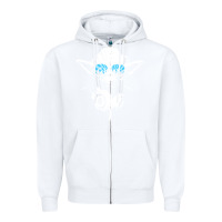 White DJ Yoda Zipper Hoodie - longCreatives