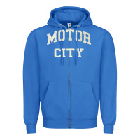 True Royal Classic Motor City Detroit Varsity Zipper Hoodie - longCreatives