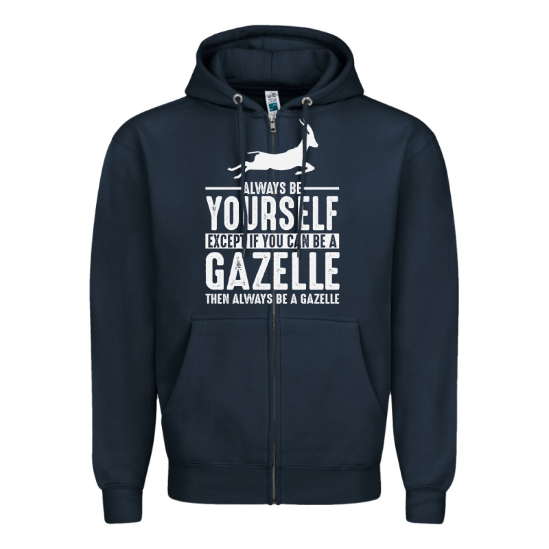 Gazelle Gift Lover Zipper Hoodie by longCreatives | Teevron