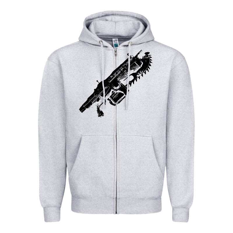 Gears Of War Lancer Zipper Hoodie by longCreatives | Teevron