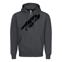 Smoke Gears of war lancer Zipper Hoodie - longCreatives