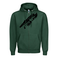 Sports Green Gears of war lancer Zipper Hoodie - longCreatives