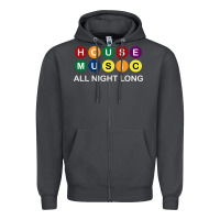 Smoke House Music All Night Long Ravers Zipper Hoodie - longCreatives