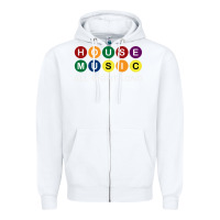 White House Music All Night Long Ravers Zipper Hoodie - longCreatives