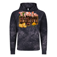 Cloud Black just a girl who loves pig olivia Vintage Hoodie - OliviaCreatesArt