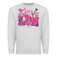 Dove Grey lpn cancer  nurse with Premium Sweatshirt - AdoDesignShop