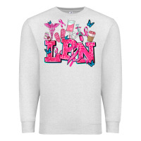 Oatmeal Heather lpn cancer  nurse with Premium Sweatshirt - AdoDesignShop