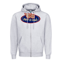 Heather Grey Moo and Oink Chicago Zipper Hoodie - longCreatives