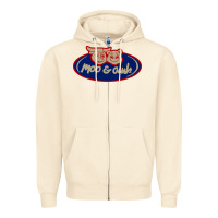 Sandshell Moo and Oink Chicago Zipper Hoodie - longCreatives