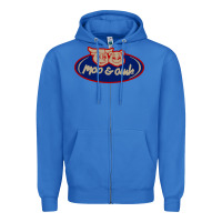Moo And Oink Chicago Zipper Hoodie | Teevron