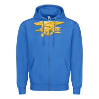 True Royal Navy Seals badge Zipper Hoodie - longCreatives