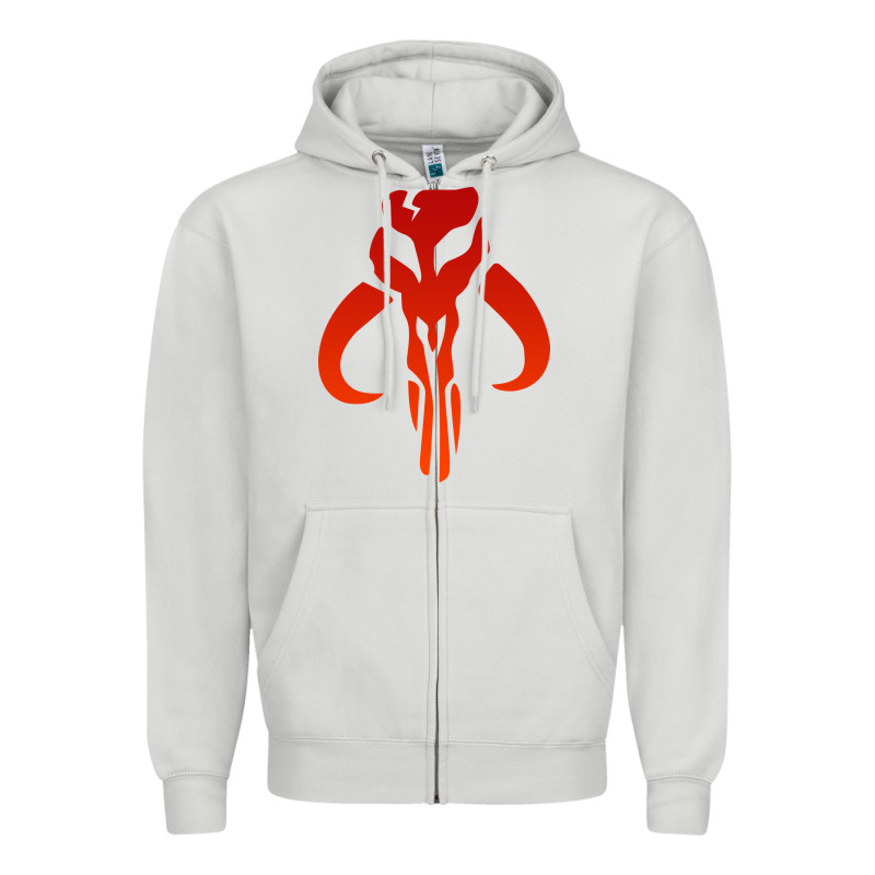 Mando Mythosaur Skull Sticker Zipper Hoodie by longCreatives | Teevron