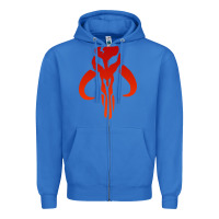True Royal Mando Mythosaur Skull Sticker Zipper Hoodie - longCreatives