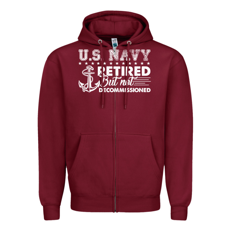 Us Navy Retired Shirt Zipper Hoodie by longCreatives | Teevron