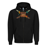 Black wild one with gemstone and sunflower Zipper Hoodie - Artiststas