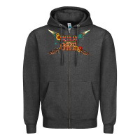 Charcoal Heather wild one with gemstone and sunflower Zipper Hoodie - Artiststas